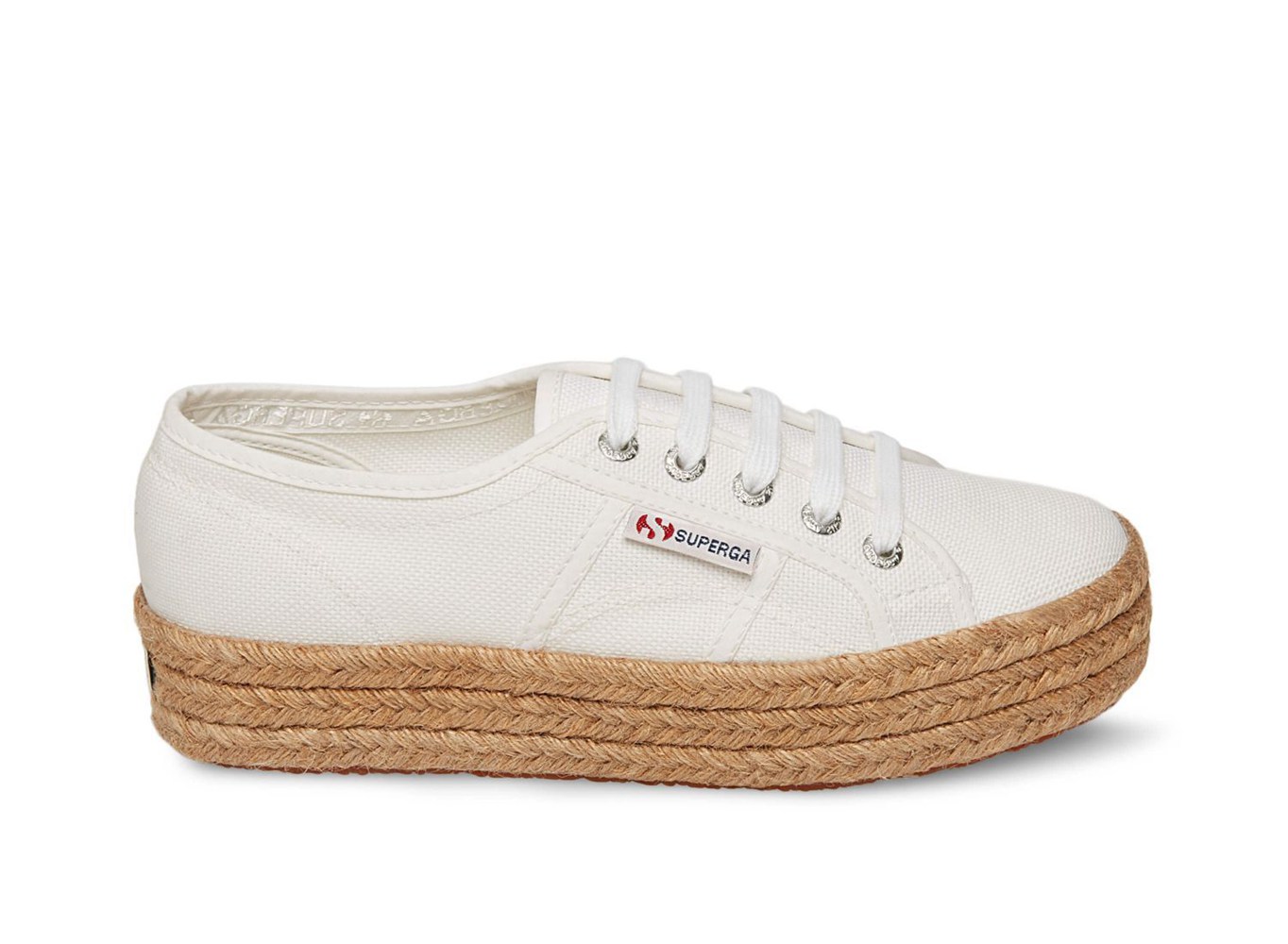 Espadrille Feminino Branco - Superga 2730 Cotropew - AOYNP-9047